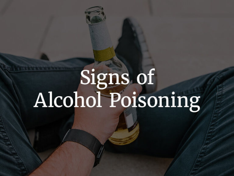 13 Signs of Alcohol Poisoning | How to Help